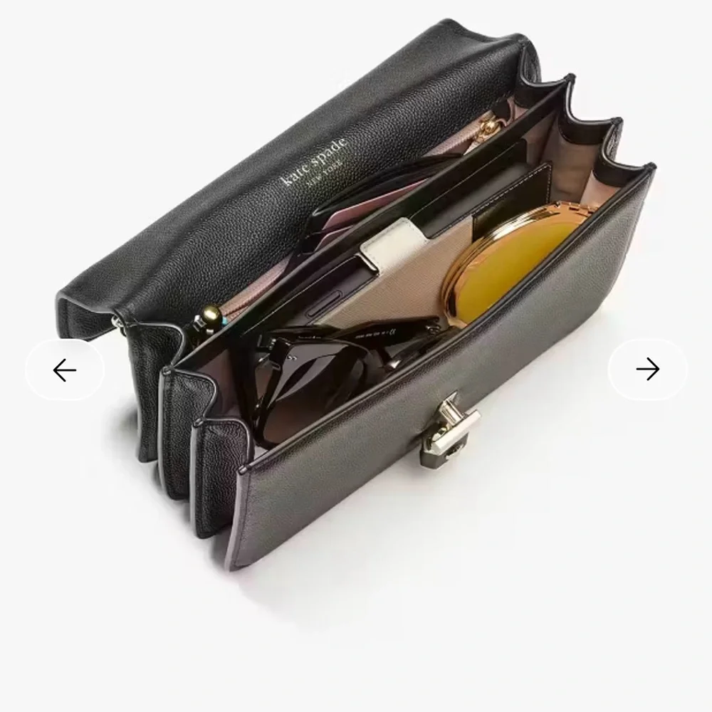 Kate Spade Locket Large Flap shoulder bag purse - Picture 4 of 8